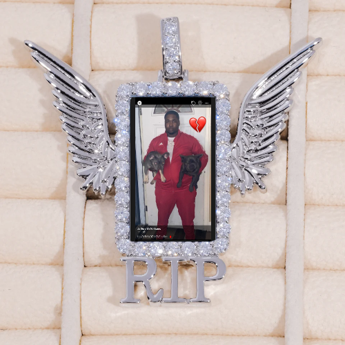 RIP WING 3D CUSTOM PICTURE PENDANT