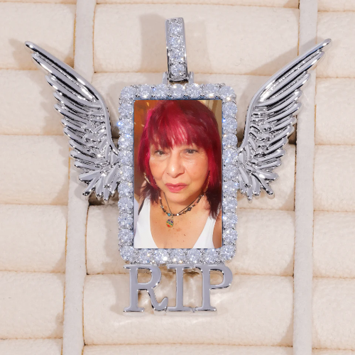 RIP WING 3D CUSTOM PICTURE PENDANT