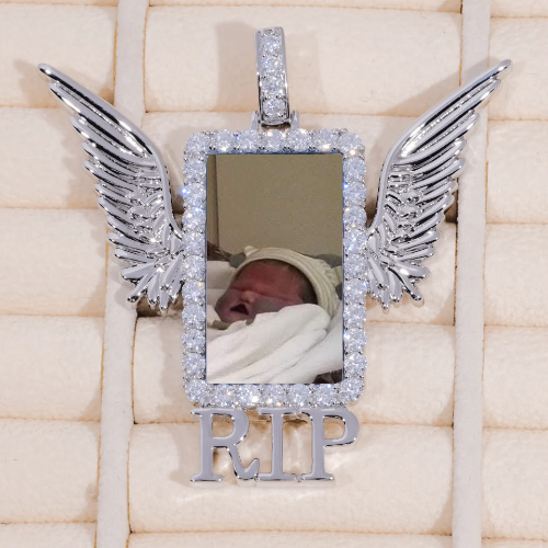RIP WING 3D CUSTOM PICTURE PENDANT
