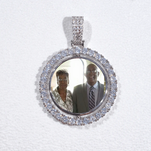 3D Spinning 2-Faced Custom Picture Pendant