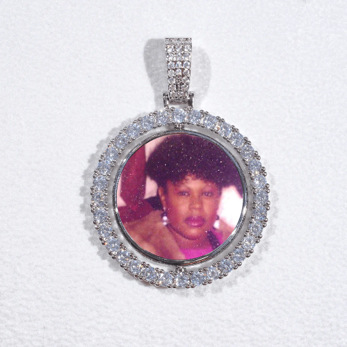 3D Spinning 2-Faced Custom Picture Pendant