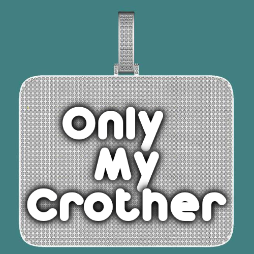 CUSTOM LETTER NECKLACE 3D BIG SQUARE