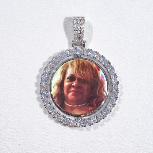 3D Spinning 2-Faced Custom Picture Pendant