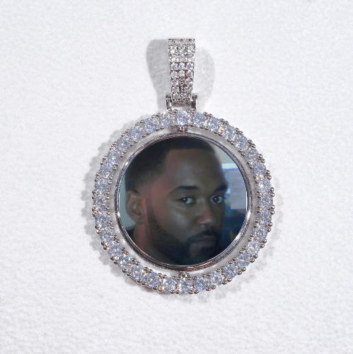 3D Spinning 2-Faced Custom Picture Pendant
