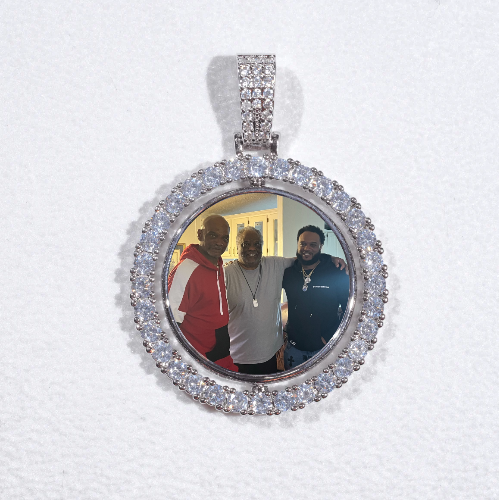 3D Spinning 2-Faced Custom Picture Pendant