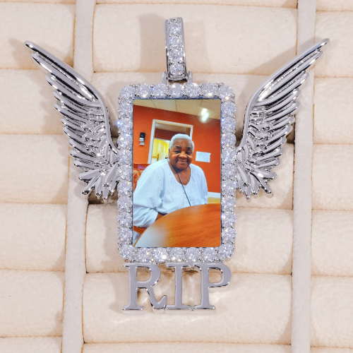 RIP WING 3D CUSTOM PICTURE PENDANT