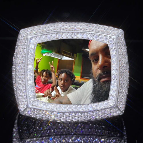 3D CUSTOM PICTURE ICED RING