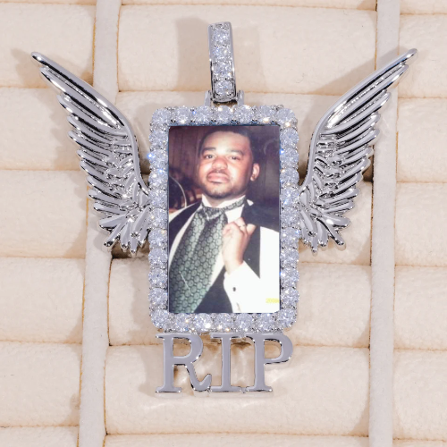 RIP WING 3D CUSTOM PICTURE PENDANT