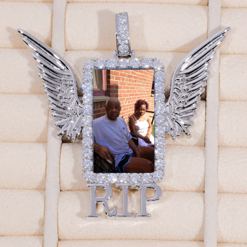 RIP WING 3D CUSTOM PICTURE PENDANT