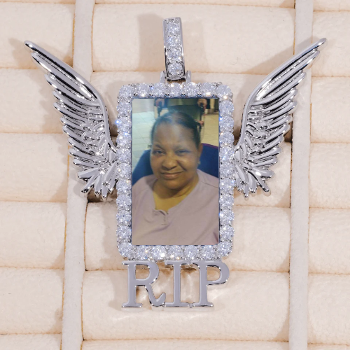 RIP WING 3D CUSTOM PICTURE PENDANT