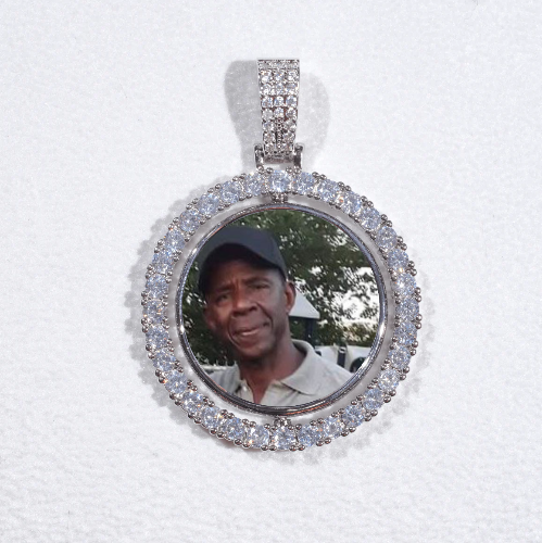 3D Spinning 2-Faced Custom Picture Pendant