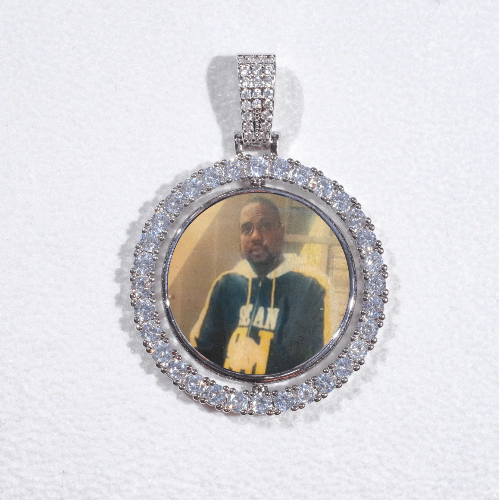 3D Spinning 2-Faced Custom Picture Pendant