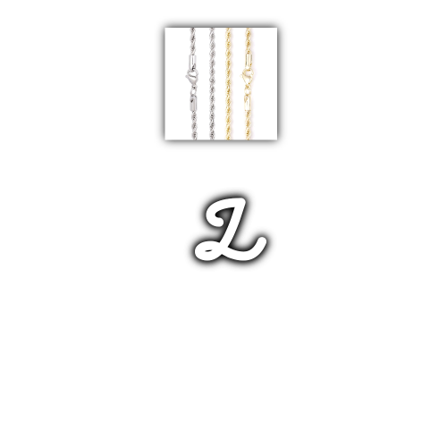 Script Custom Letter Necklace