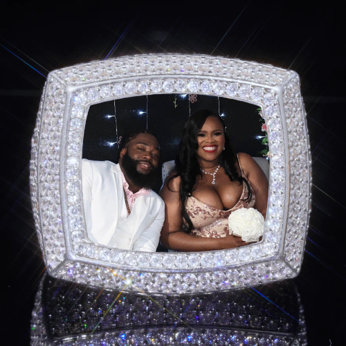 3D CUSTOM PICTURE ICED RING