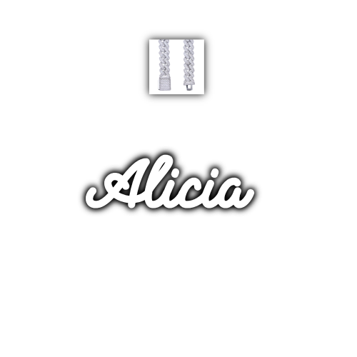 Script Custom Letter Necklace