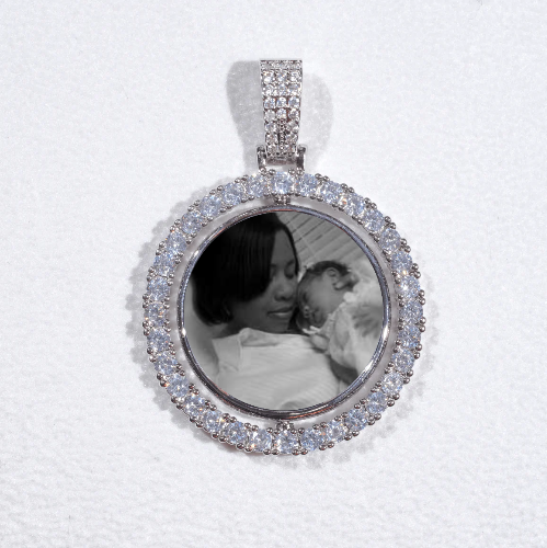 3D Spinning 2-Faced Custom Picture Pendant
