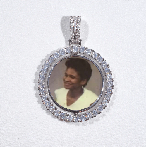 3D Spinning 2-Faced Custom Picture Pendant