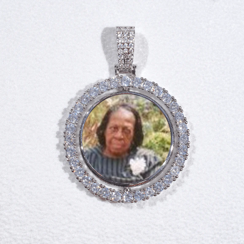 3D Spinning 2-Faced Custom Picture Pendant