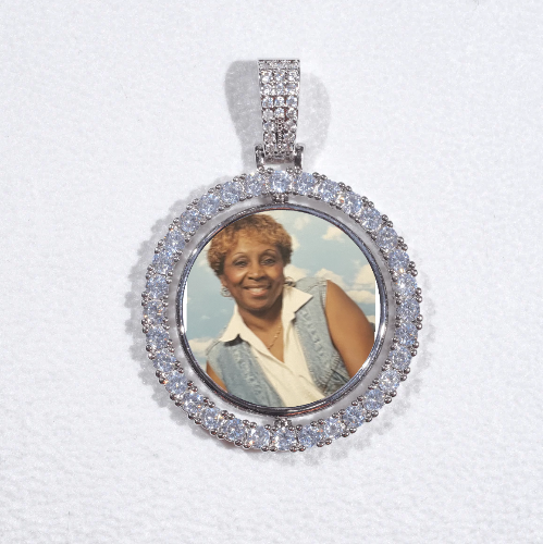3D Spinning 2-Faced Custom Picture Pendant