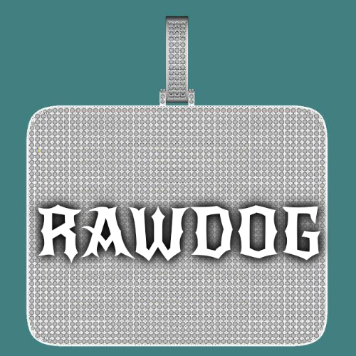 CUSTOM LETTER NECKLACE 3D BIG SQUARE