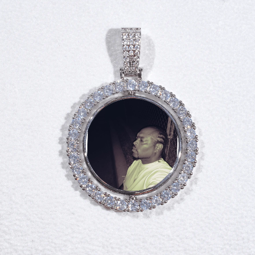 3D Spinning 2-Faced Custom Picture Pendant