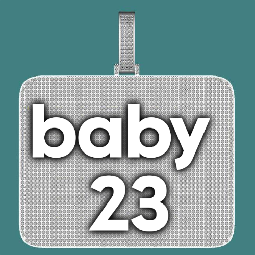 CUSTOM LETTER NECKLACE 3D BIG SQUARE