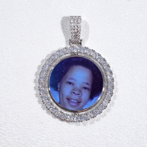 3D Spinning 2-Faced Custom Picture Pendant