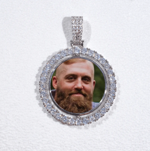 3D Spinning 2-Faced Custom Picture Pendant