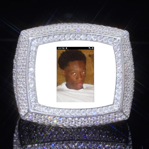 3D CUSTOM PICTURE ICED RING