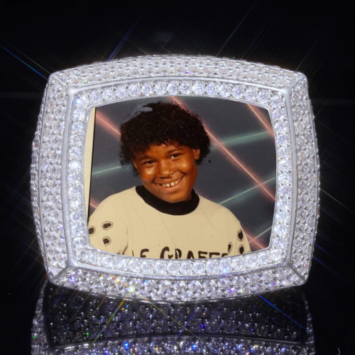 3D CUSTOM PICTURE ICED RING