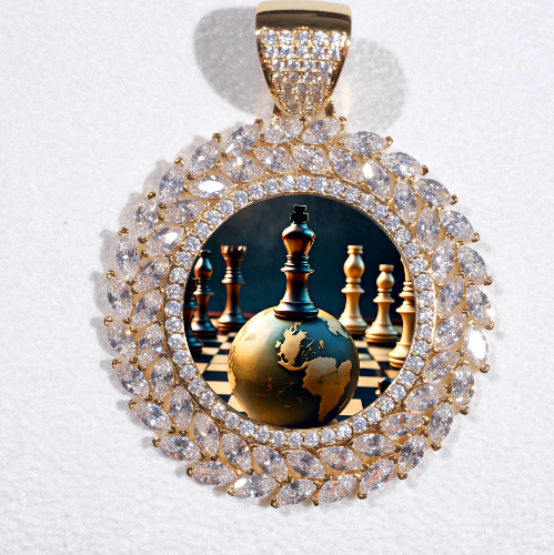 Large 3D Wheat Ear Custom Picture Pendant