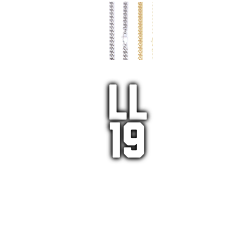 Custom Letters Baguette Two Layer Necklace