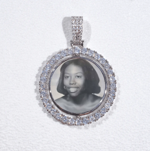3D Spinning 2-Faced Custom Picture Pendant