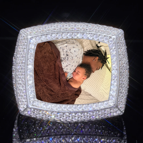 3D CUSTOM PICTURE ICED RING