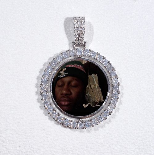 3D Spinning 2-Faced Custom Picture Pendant