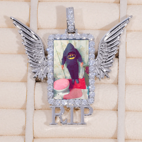 RIP WING 3D CUSTOM PICTURE PENDANT