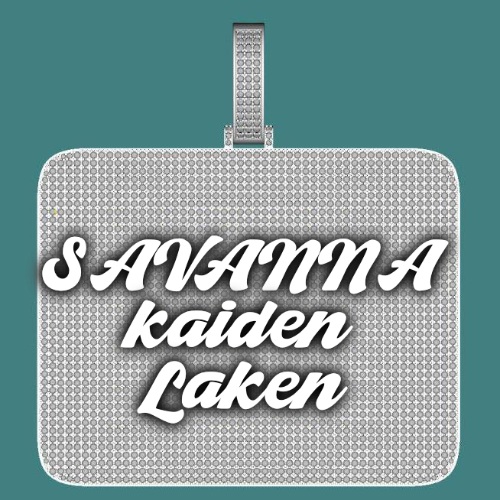 CUSTOM LETTER NECKLACE 3D BIG SQUARE