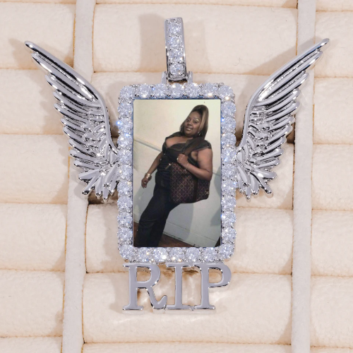 RIP WING 3D CUSTOM PICTURE PENDANT