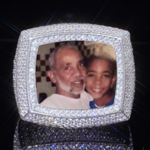 3D CUSTOM PICTURE ICED RING