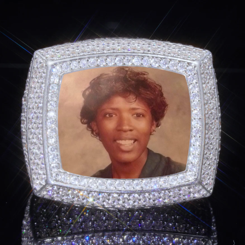 3D CUSTOM PICTURE ICED RING