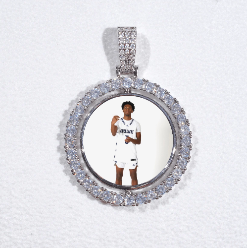 3D Spinning 2-Faced Custom Picture Pendant