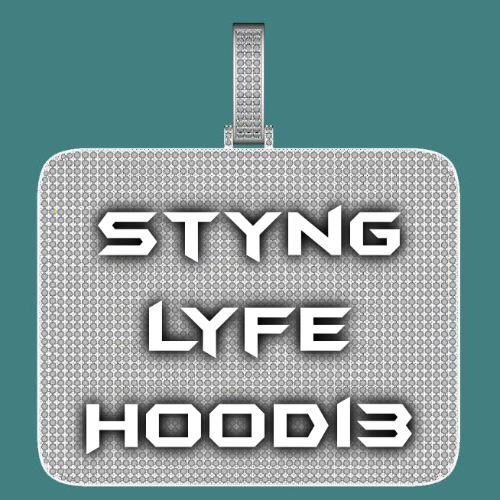 CUSTOM LETTER NECKLACE 3D BIG SQUARE