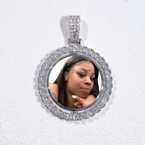3D Spinning 2-Faced Custom Picture Pendant