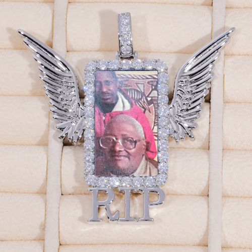 RIP WING 3D CUSTOM PICTURE PENDANT