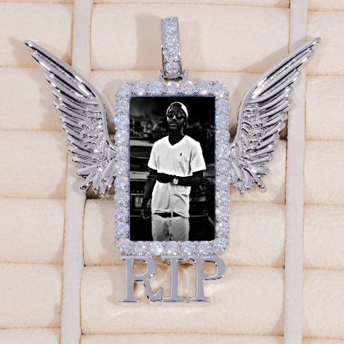 RIP WING 3D CUSTOM PICTURE PENDANT