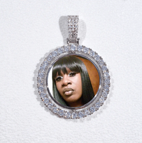 3D Spinning 2-Faced Custom Picture Pendant