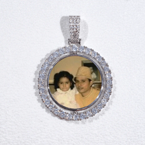 3D Spinning 2-Faced Custom Picture Pendant