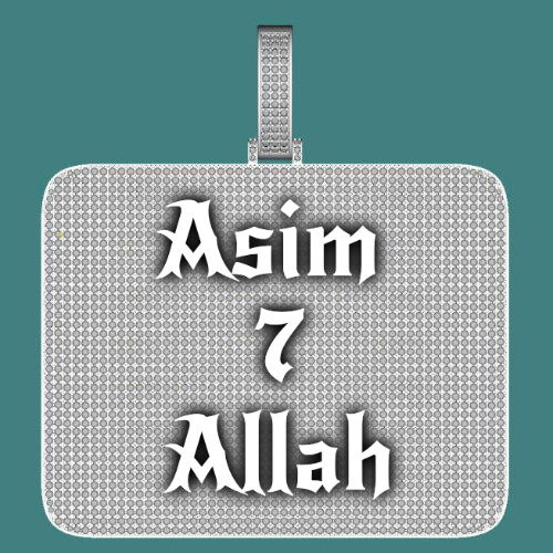 CUSTOM LETTER NECKLACE 3D BIG SQUARE