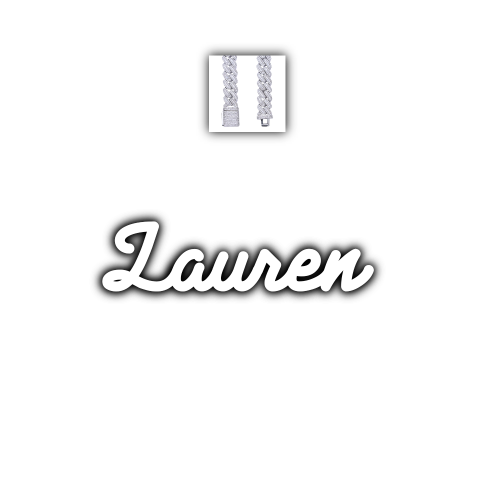 Script Custom Letter Necklace