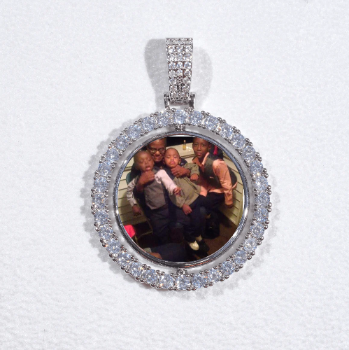 3D Spinning 2-Faced Custom Picture Pendant